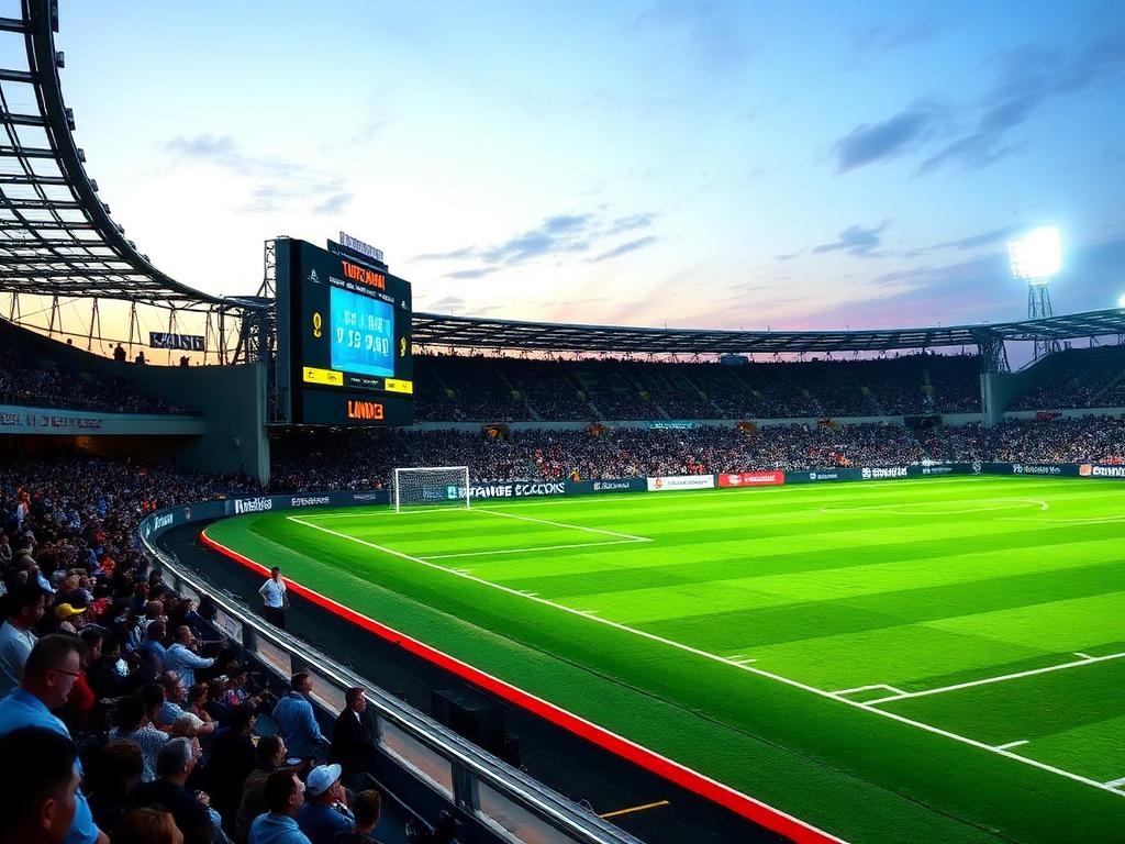 LED-scorebord met advertentieplatform